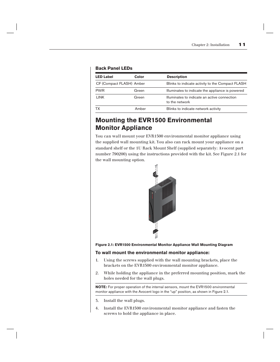 Avocent EVR1500-AM User Manual | Page 15 / 79