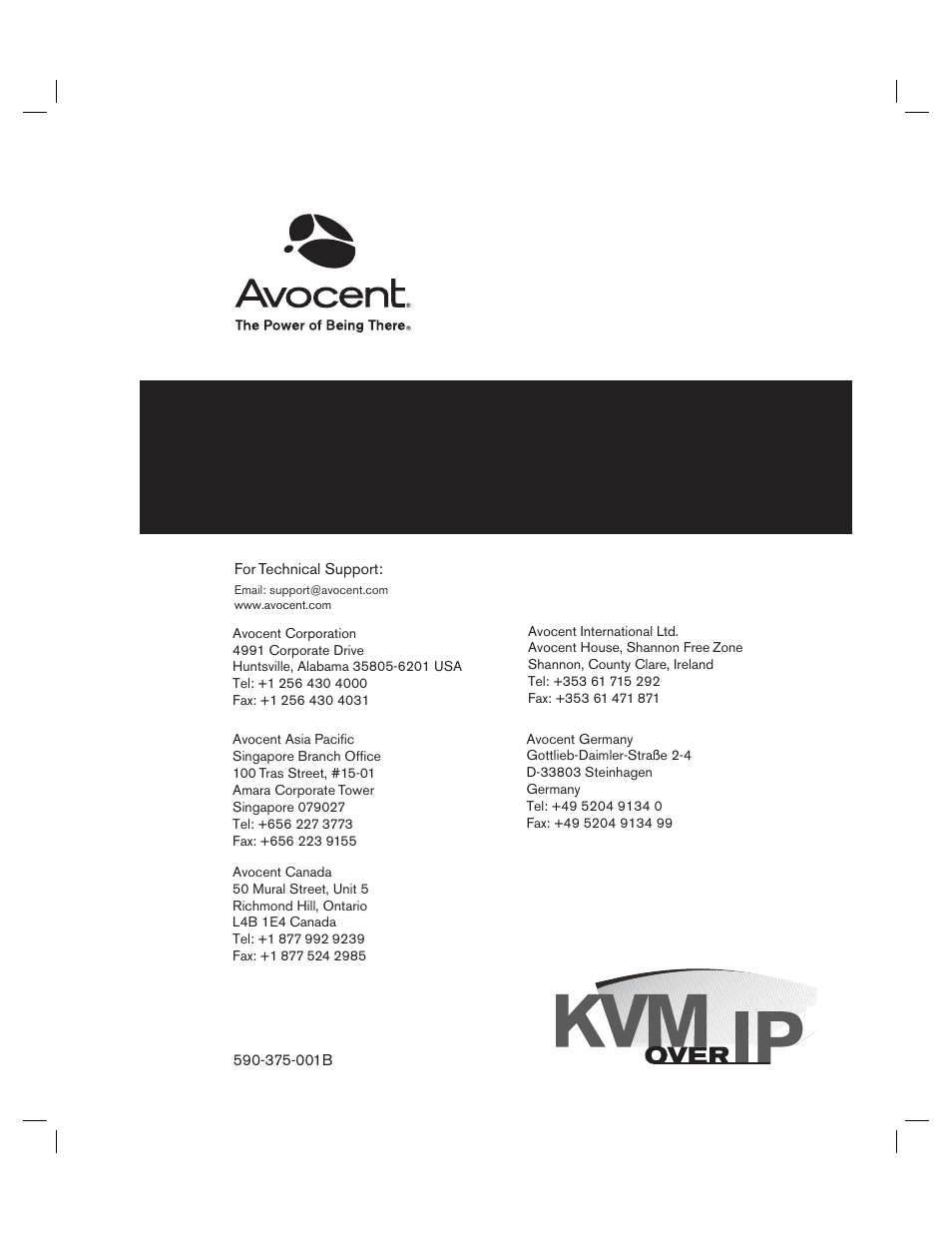 Avocent EVR1500-AM User Manual | Page 79 / 79