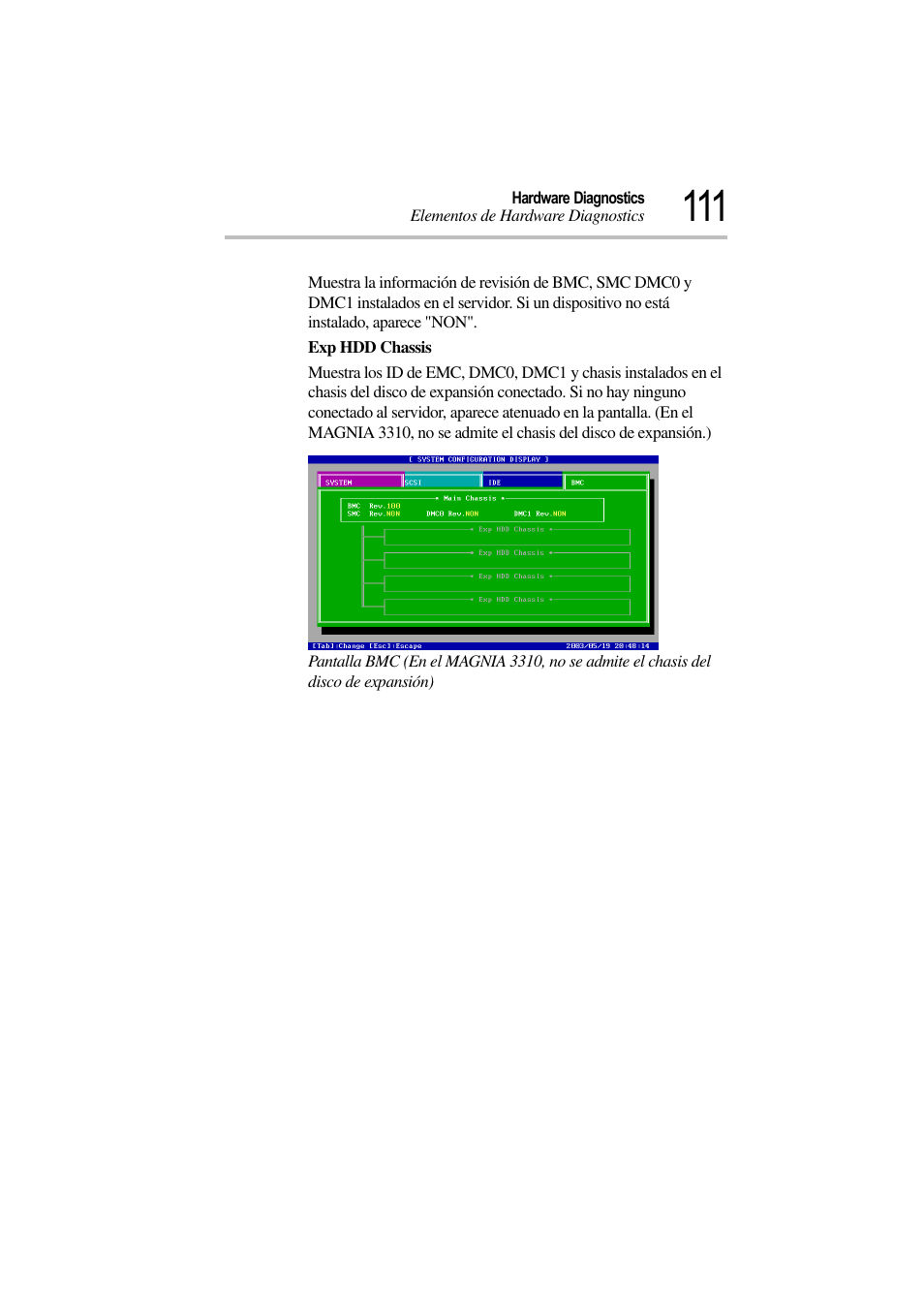 Toshiba Magnia 3310 User Manual | Page 116 / 135