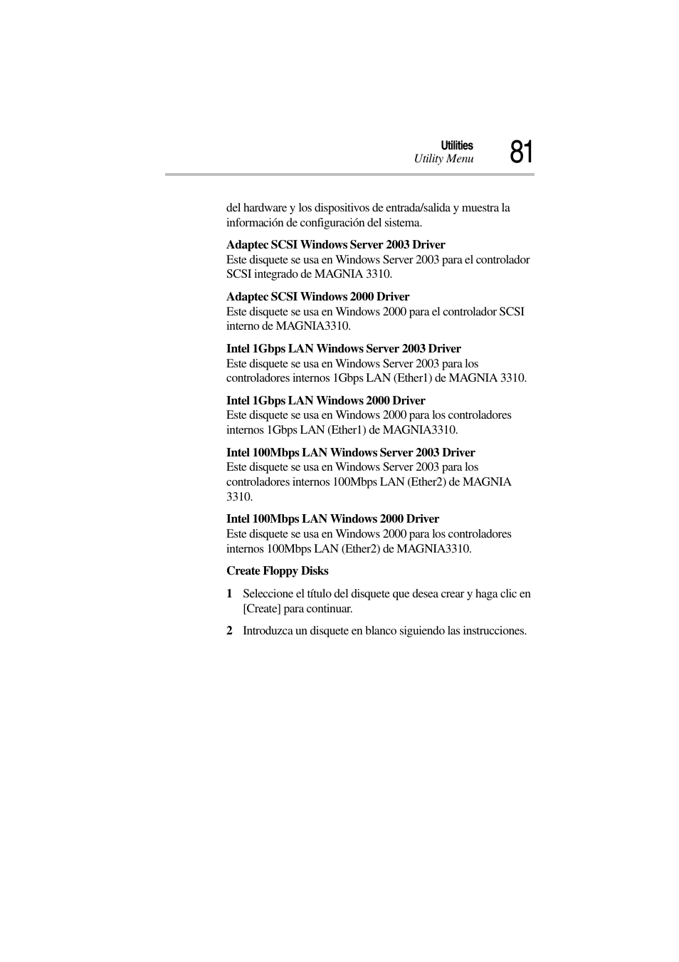 Toshiba Magnia 3310 User Manual | Page 86 / 135