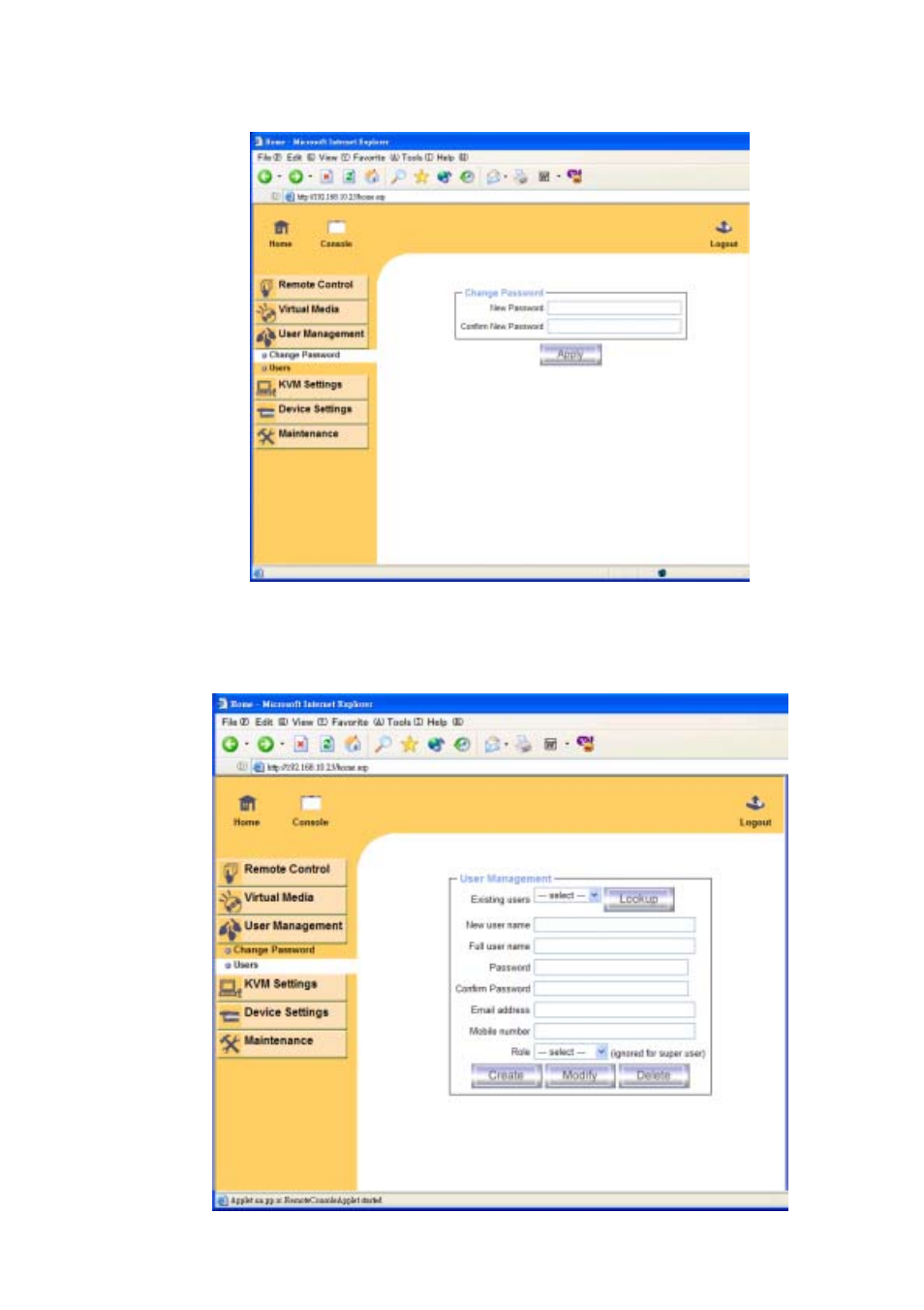 Avocent Single port KVM over IP switch User Manual | Page 44 / 75
