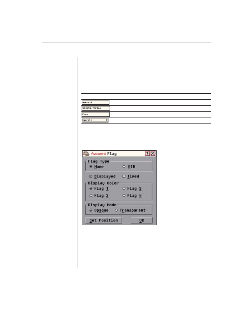 Controlling the status flag | Avocent DSR4010 User Manual | Page 39 / 80