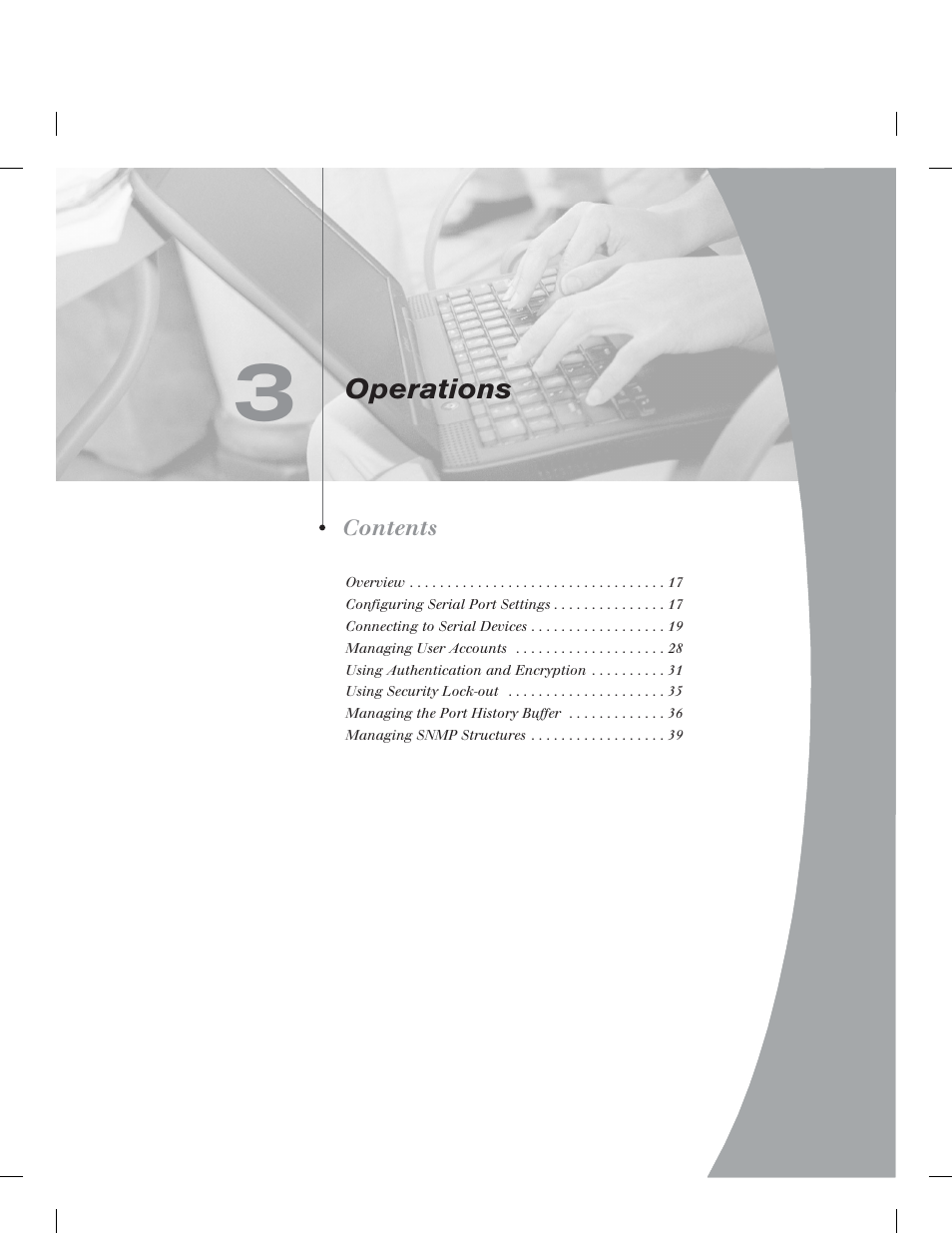 Operations | Avocent CPS1610 CPS User Manual | Page 21 / 98