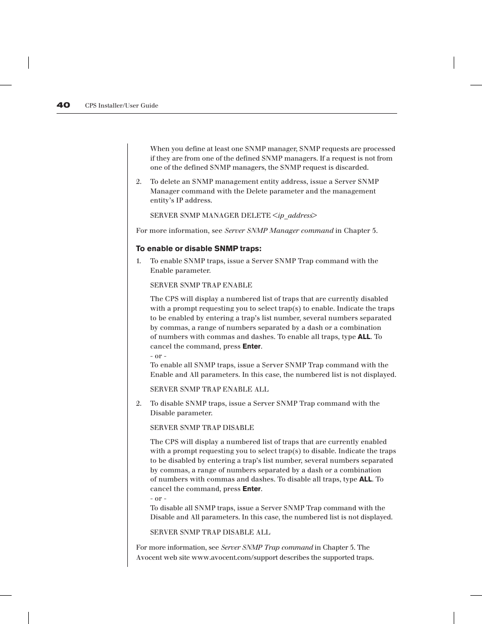 Avocent CPS1610 CPS User Manual | Page 46 / 98