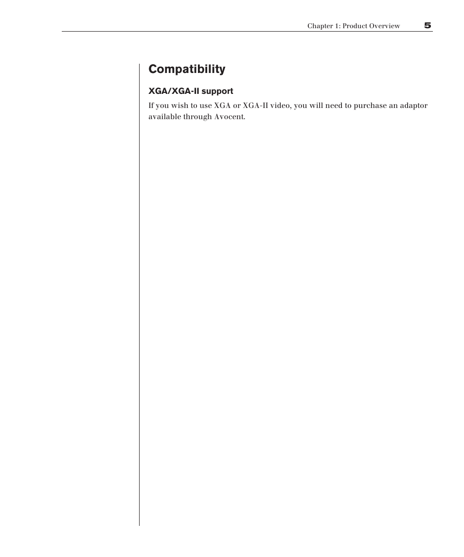 Compatibility | Avocent Eletric Keyboard User Manual | Page 11 / 34