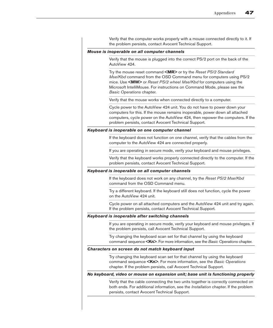 Avocent 416 User Manual | Page 53 / 56