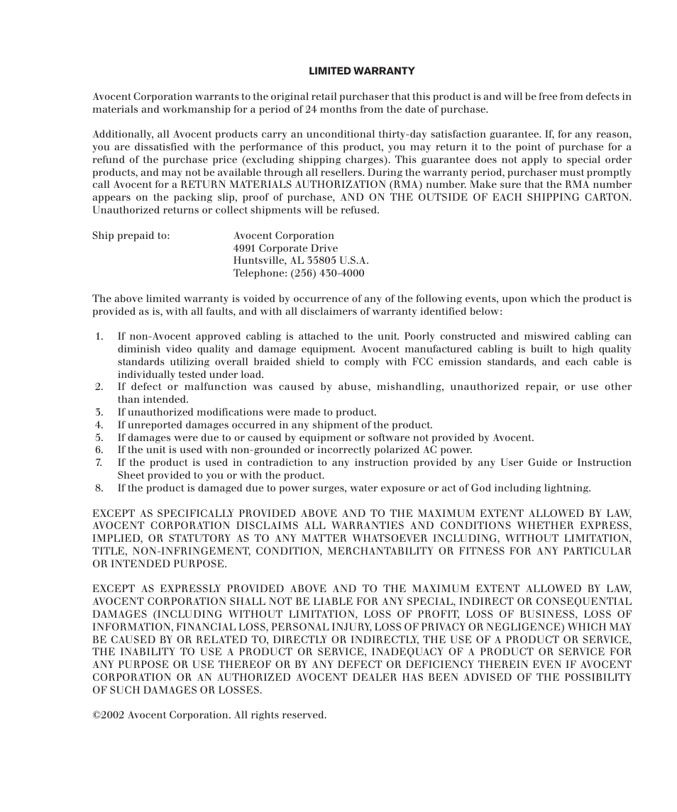 Avocent 416 User Manual | Page 55 / 56