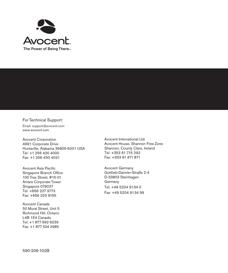 Avocent 416 User Manual | Page 56 / 56