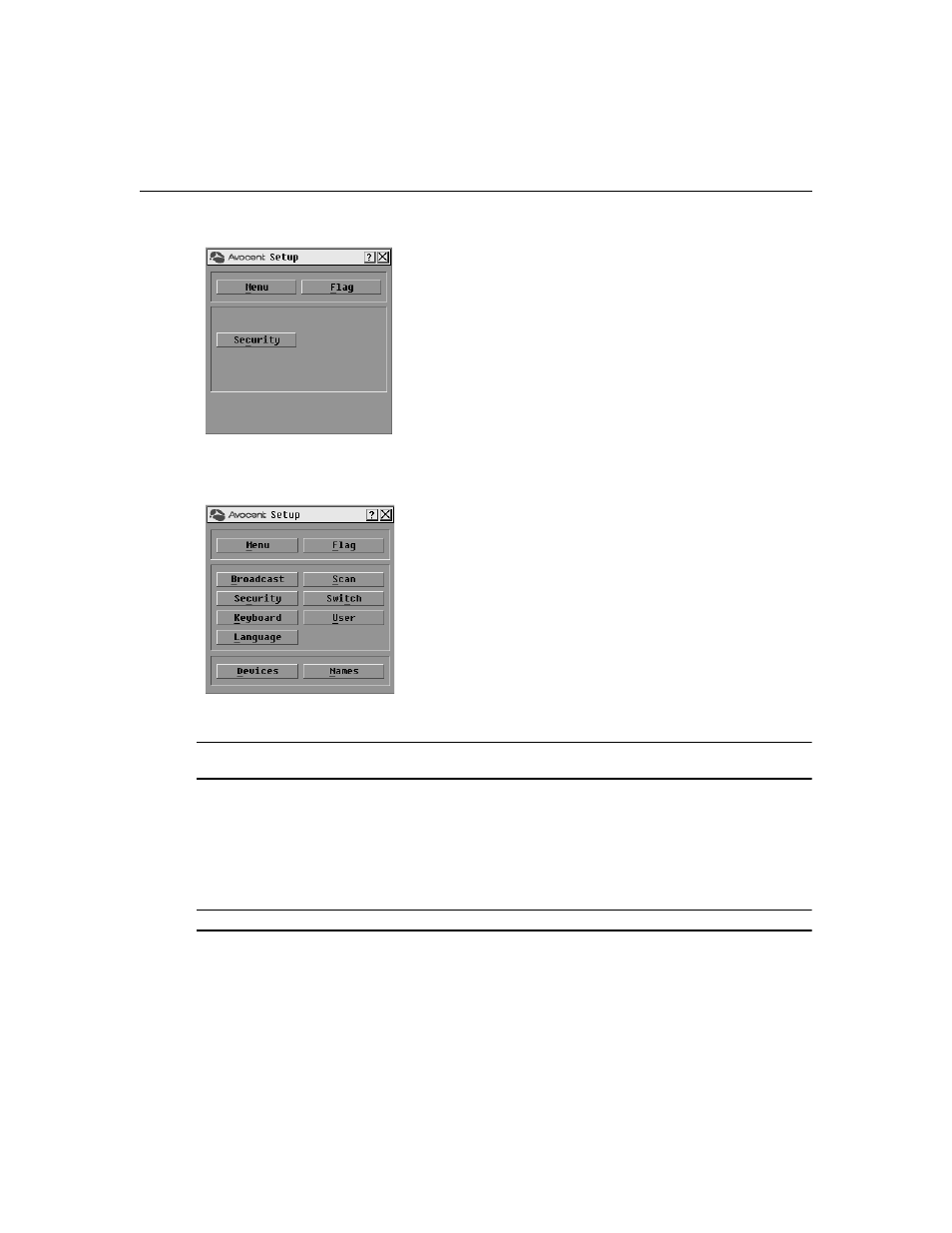 Assigning server names, Figure 3.2: setu, Figure 3.3: setu | Avocent AutoView 1515 User Manual | Page 34 / 68