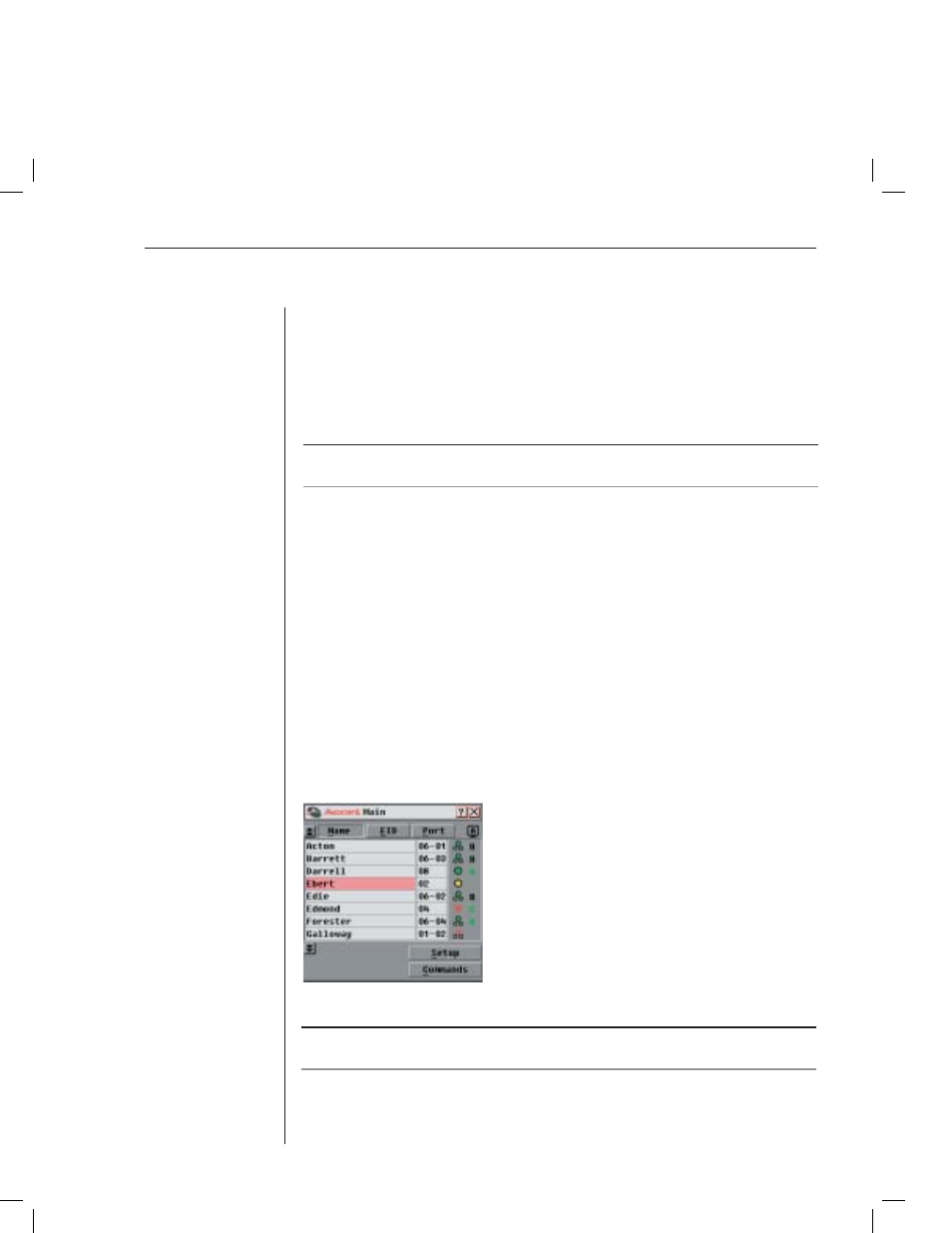 Chapter 3: local port operation, Controlling your system at the local port, Viewing and selecting ports and servers | Avocent 1000R User Manual | Page 25 / 72