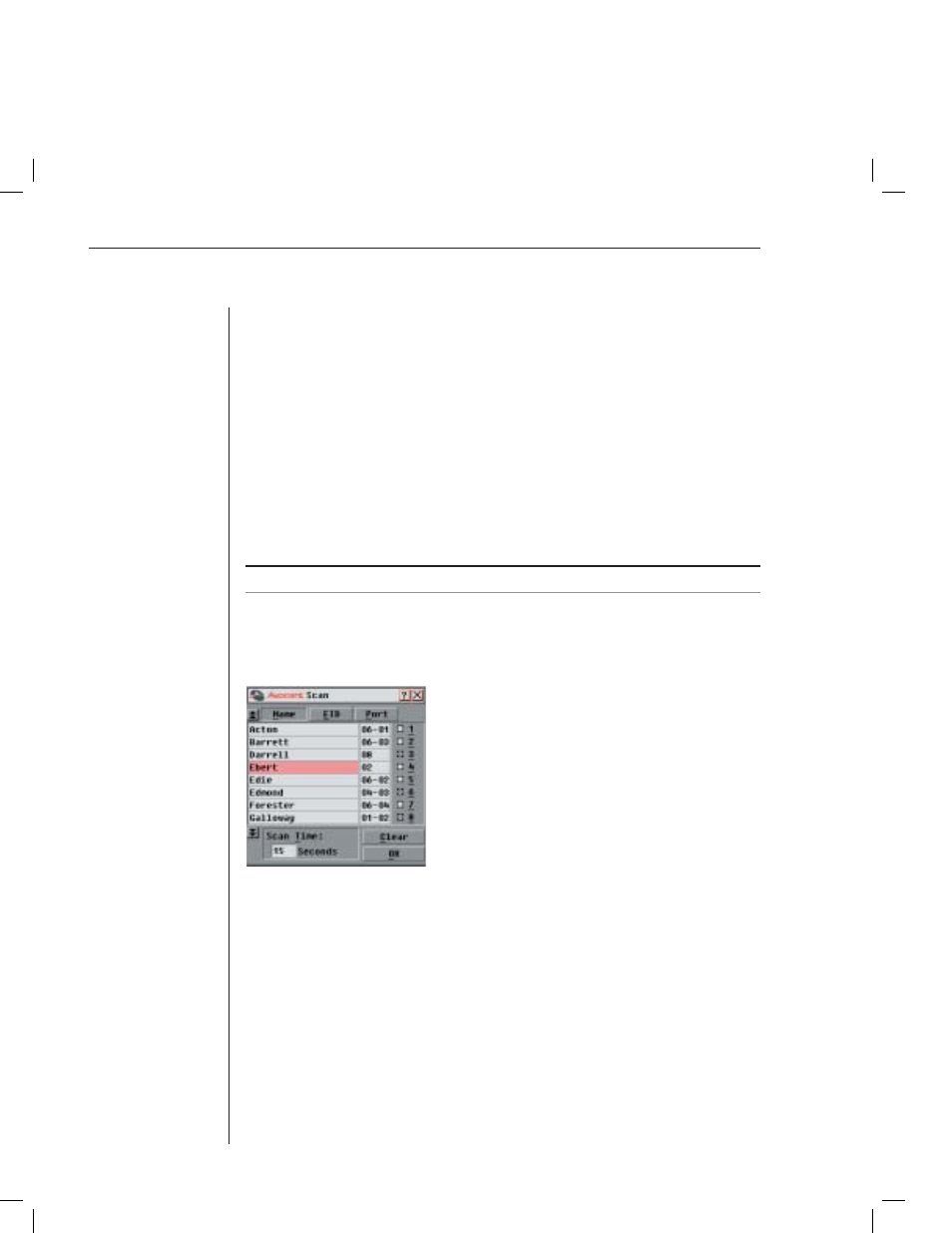 Using scan mode | Avocent 1000R User Manual | Page 36 / 72