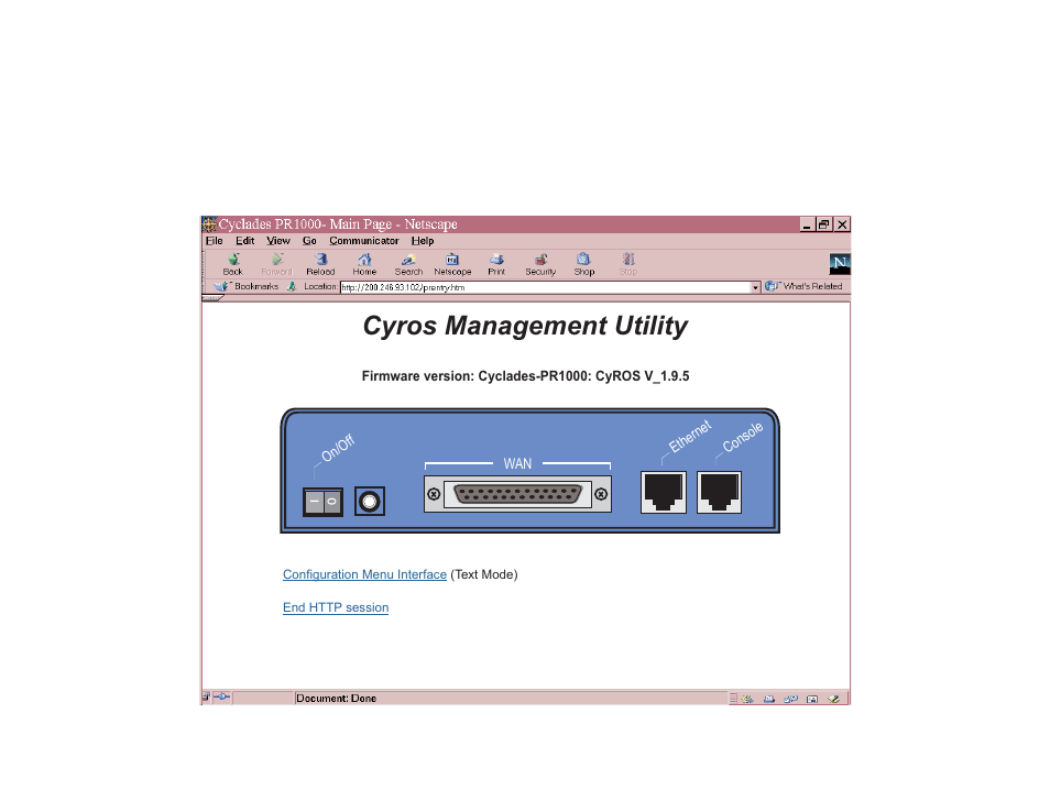 The cyros management utility, Cyros management utility | Cyclades PR1000 User Manual | Page 22 / 124