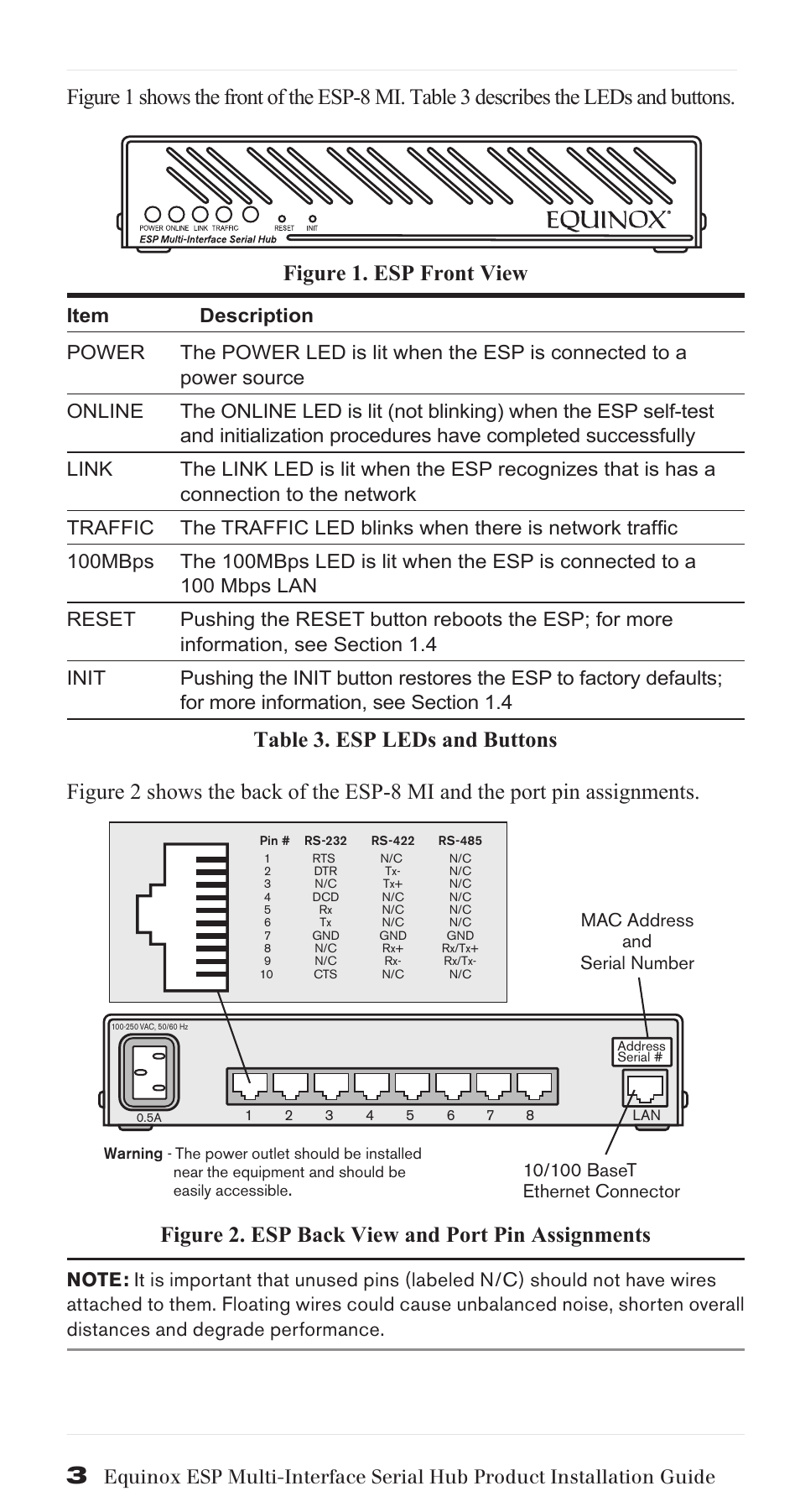 Avocent ESP Multi-Interface Serial Hub SuperSerial User Manual | Page 3 / 20