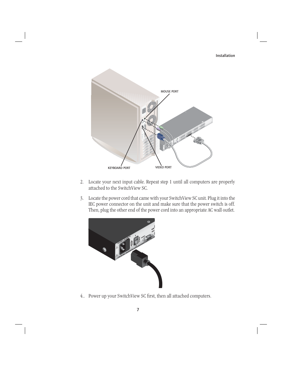 Avocent SwitchView SC User Manual | Page 13 / 20