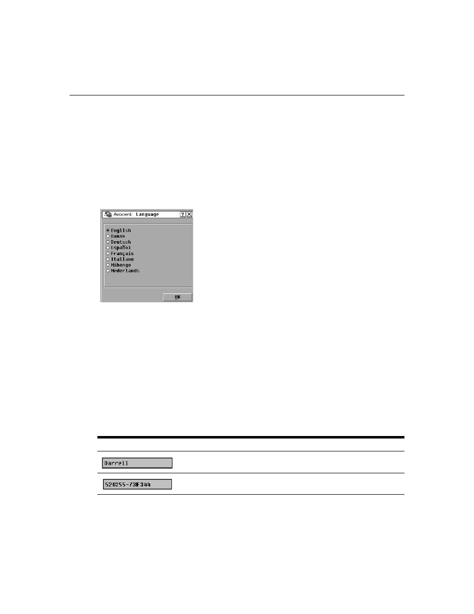 Selecting display language, Controlling the status flag | Avocent 2020 User Manual | Page 30 / 52