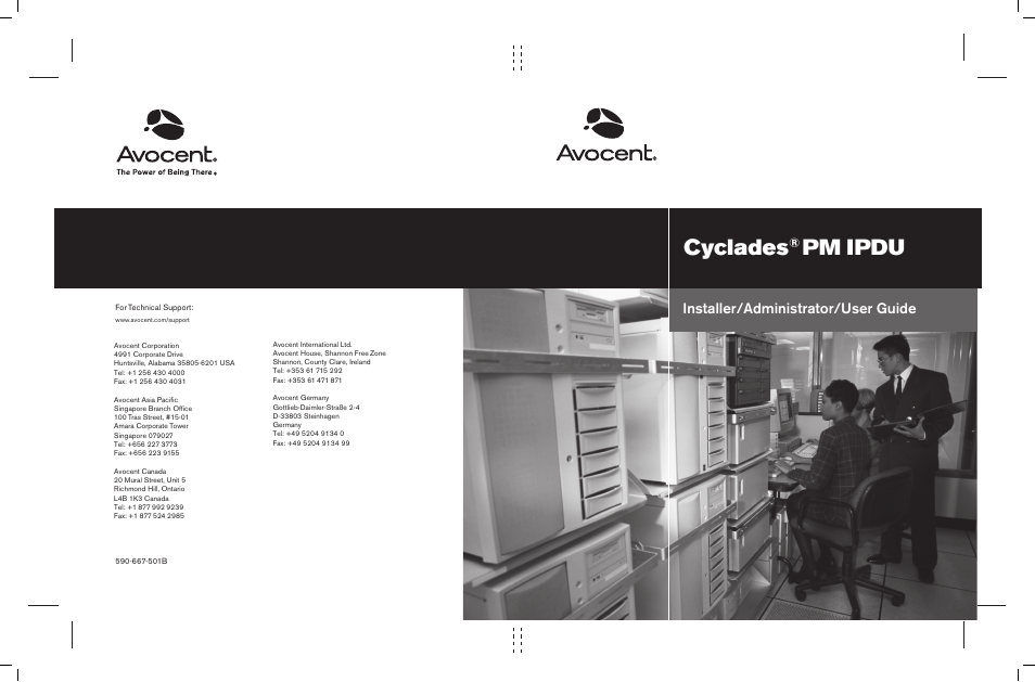 Cyclades, P m ipdu, Installer/administrator/user guide | Avocent Cyclades PM IPDU User Manual | Page 62 / 62