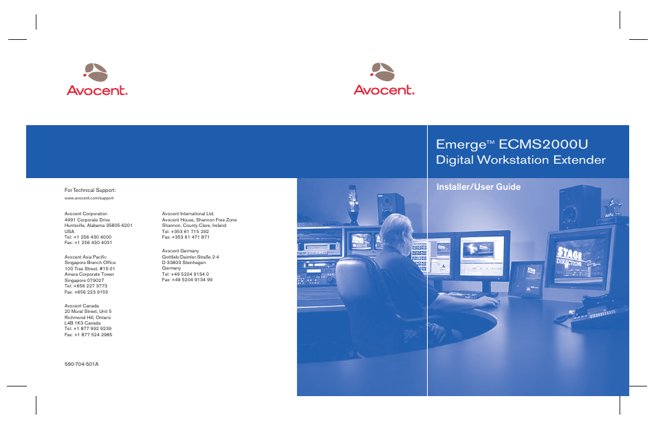 Avocent ECMS2000U User Manual | 62 pages