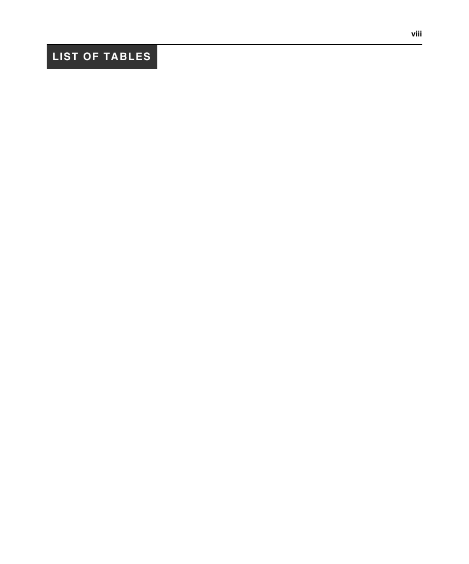 List of tables | Avocent ECMS2000U User Manual | Page 10 / 62