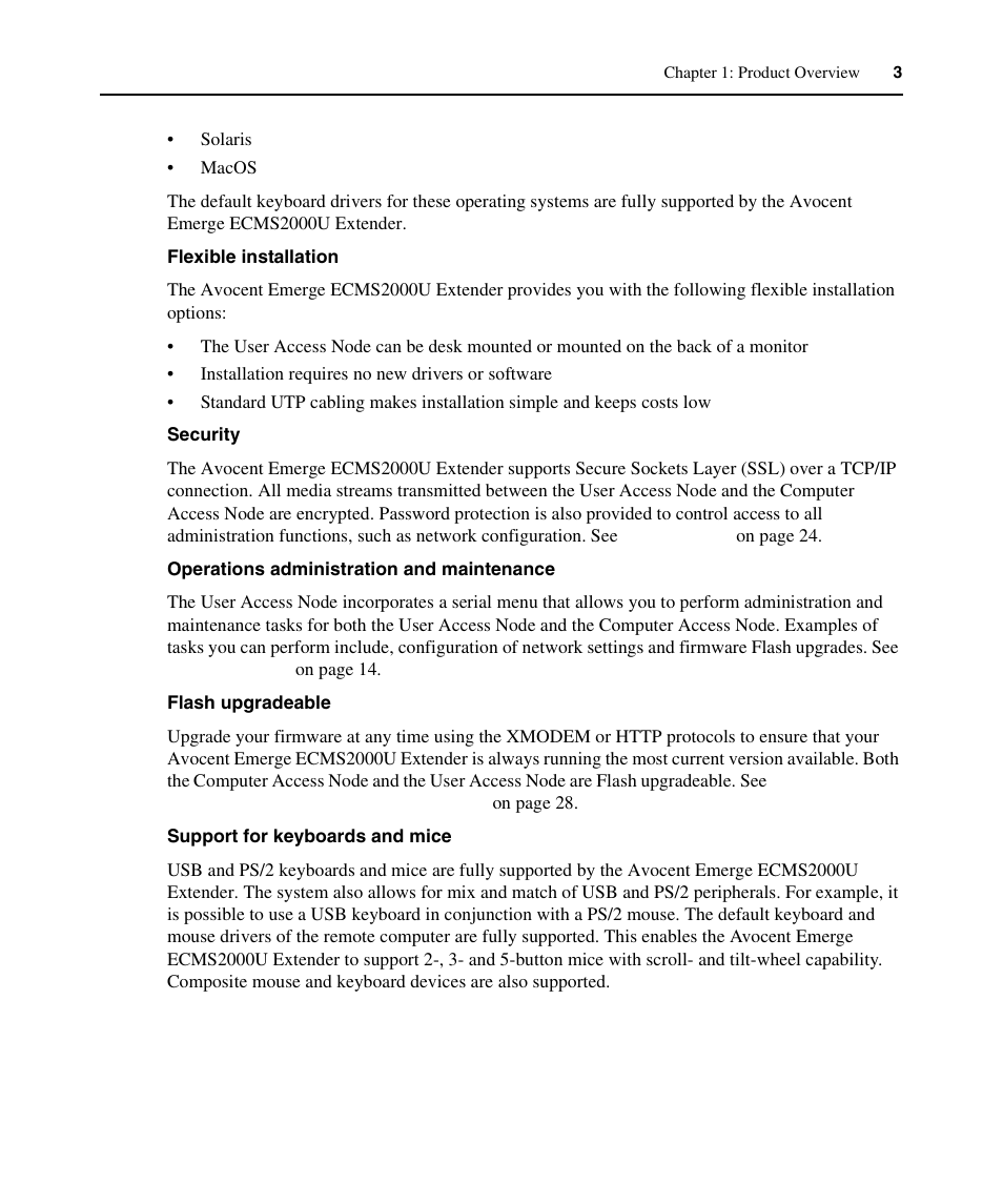 Avocent ECMS2000U User Manual | Page 14 / 62