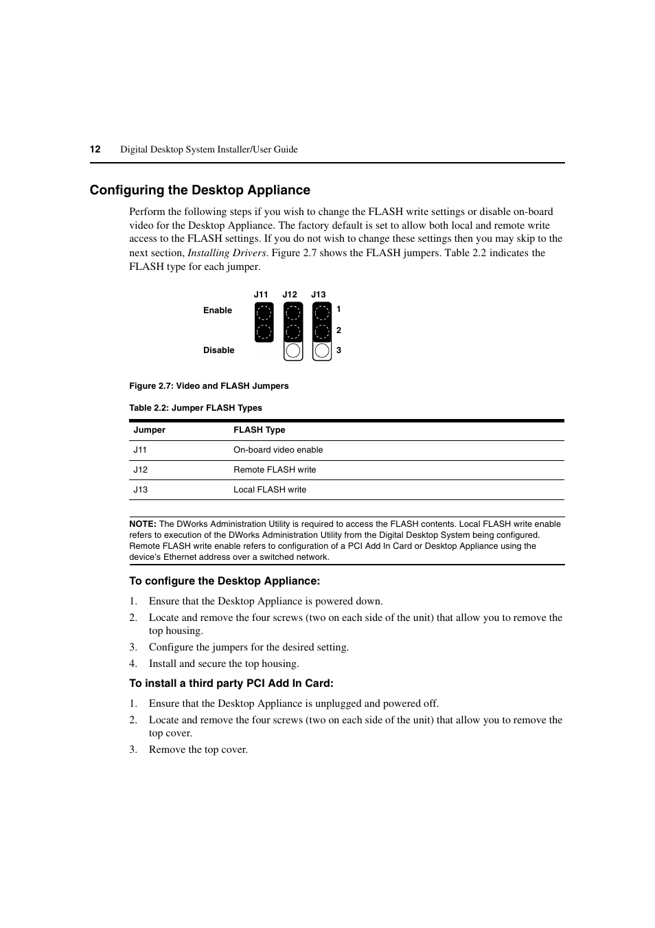 Configuring the desktop appliance | Avocent L Series User Manual | Page 22 / 44