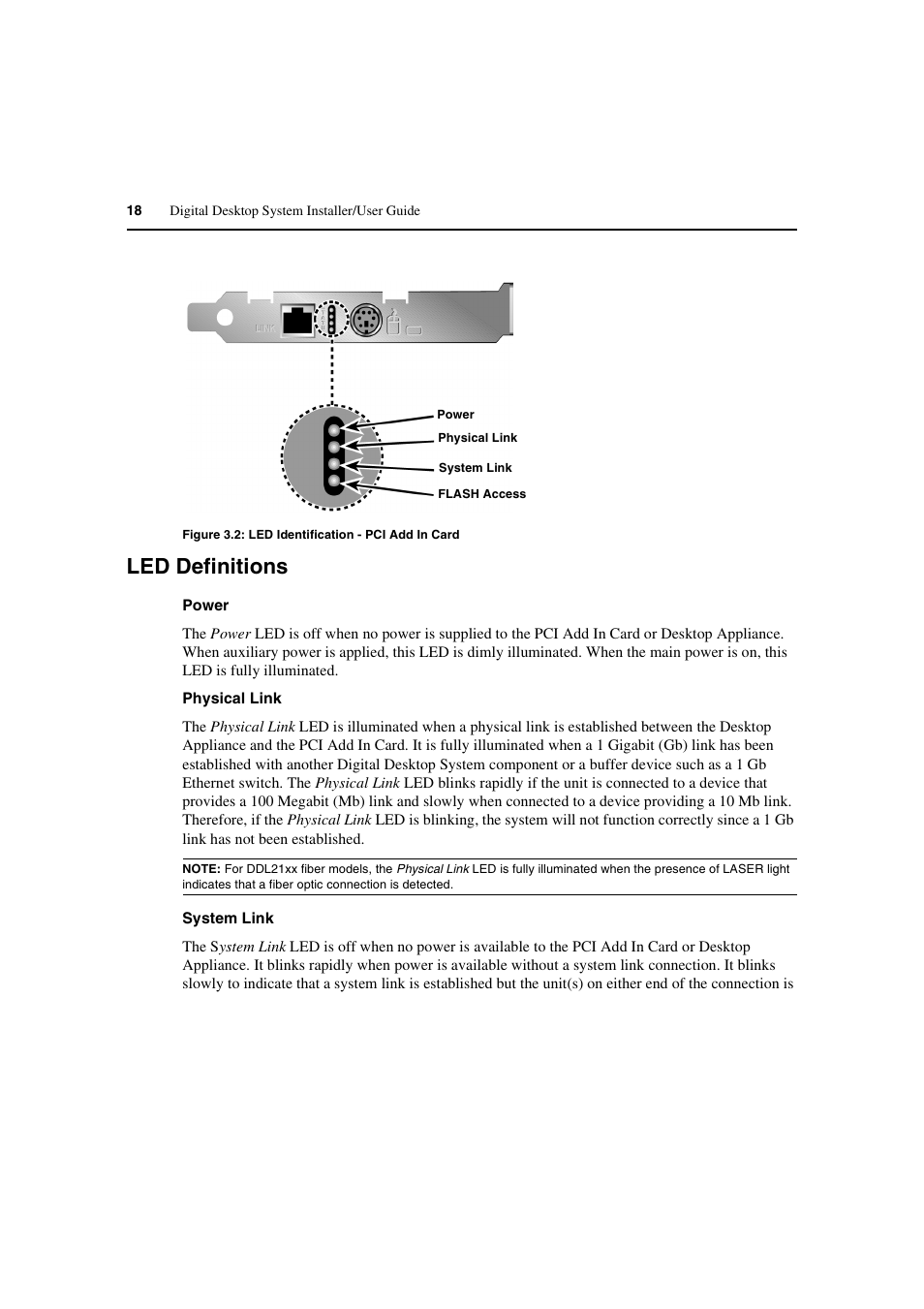 Led definitions | Avocent L Series User Manual | Page 28 / 44