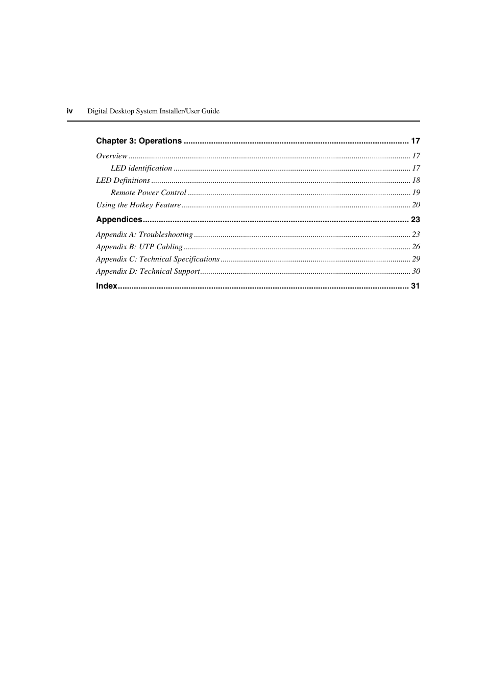 Avocent L Series User Manual | Page 6 / 44