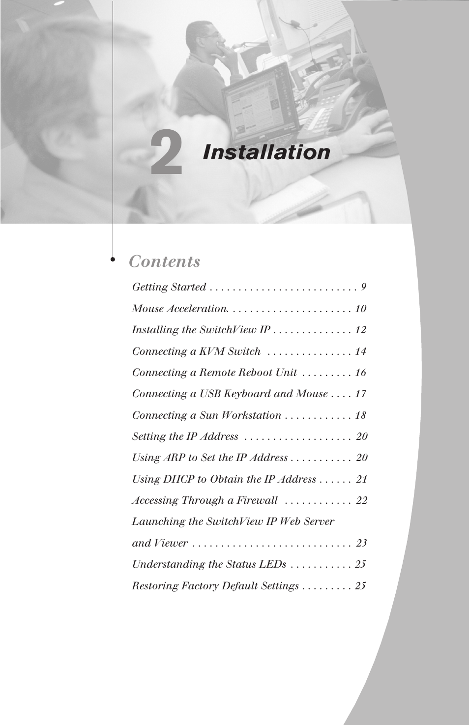 Avocent SwitchView User Manual | Page 13 / 60