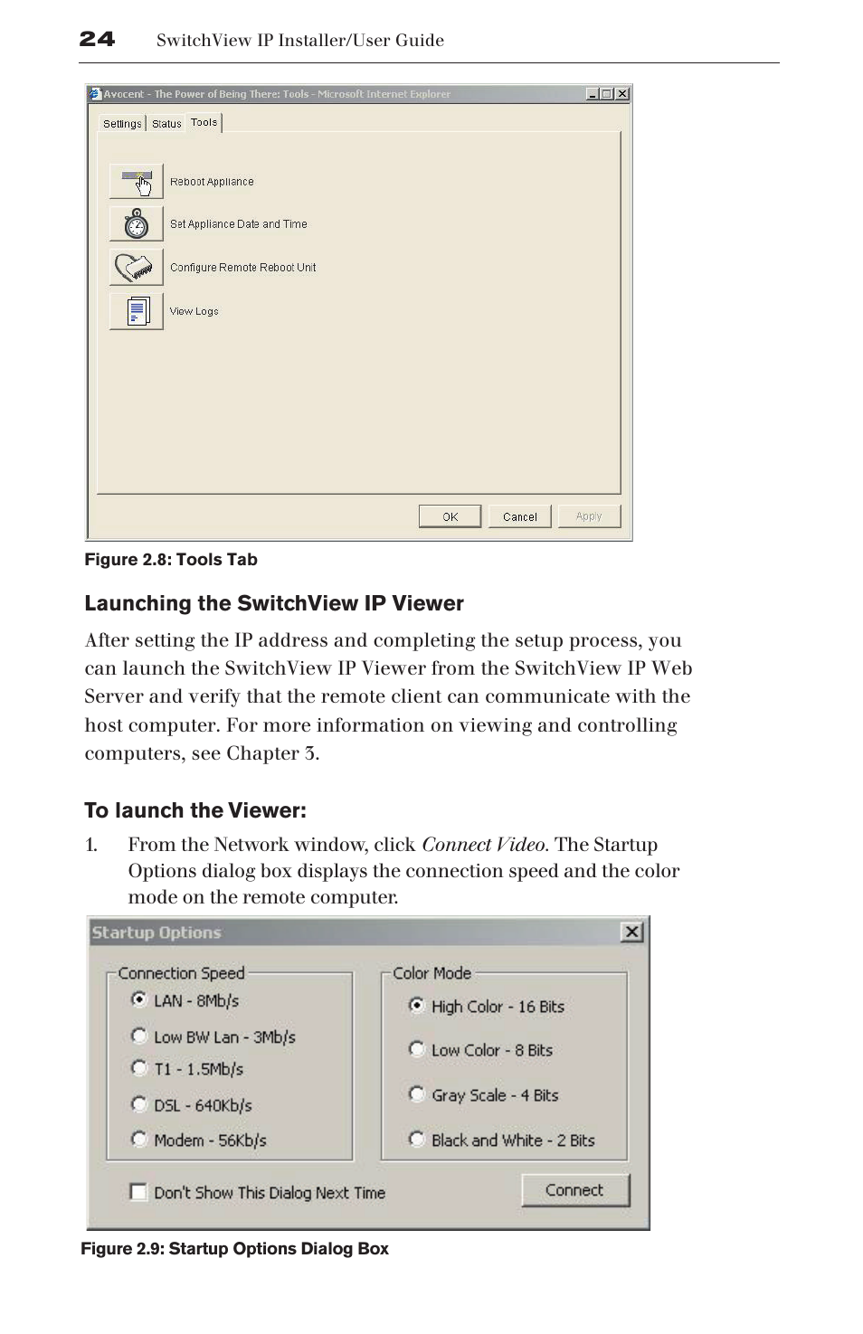 Avocent SwitchView User Manual | Page 30 / 60