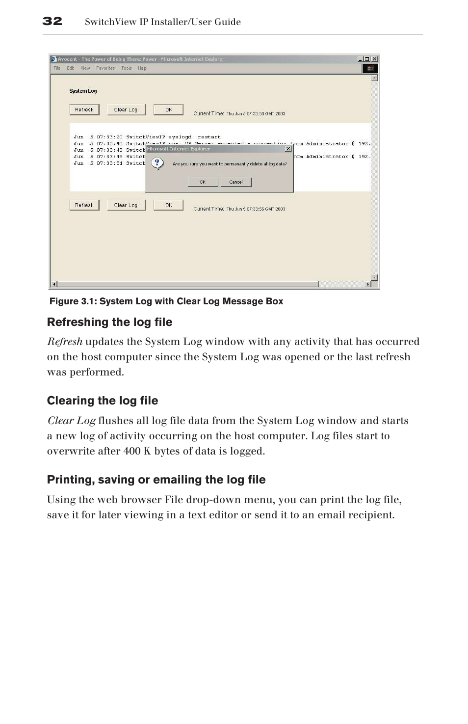 Avocent SwitchView User Manual | Page 38 / 60
