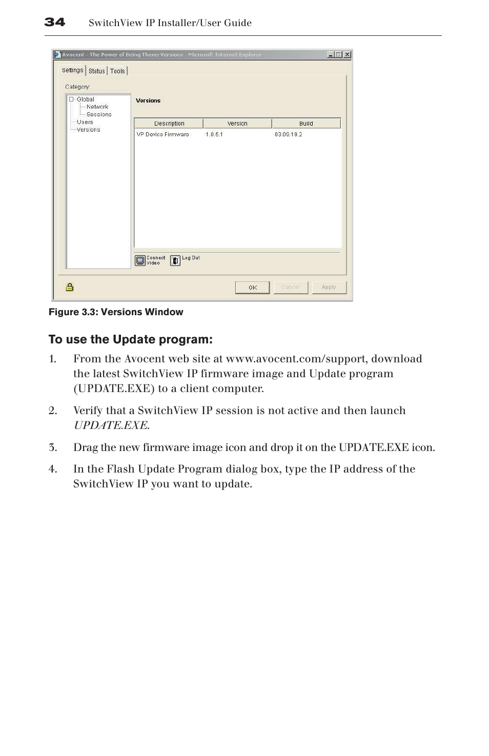 Avocent SwitchView User Manual | Page 40 / 60