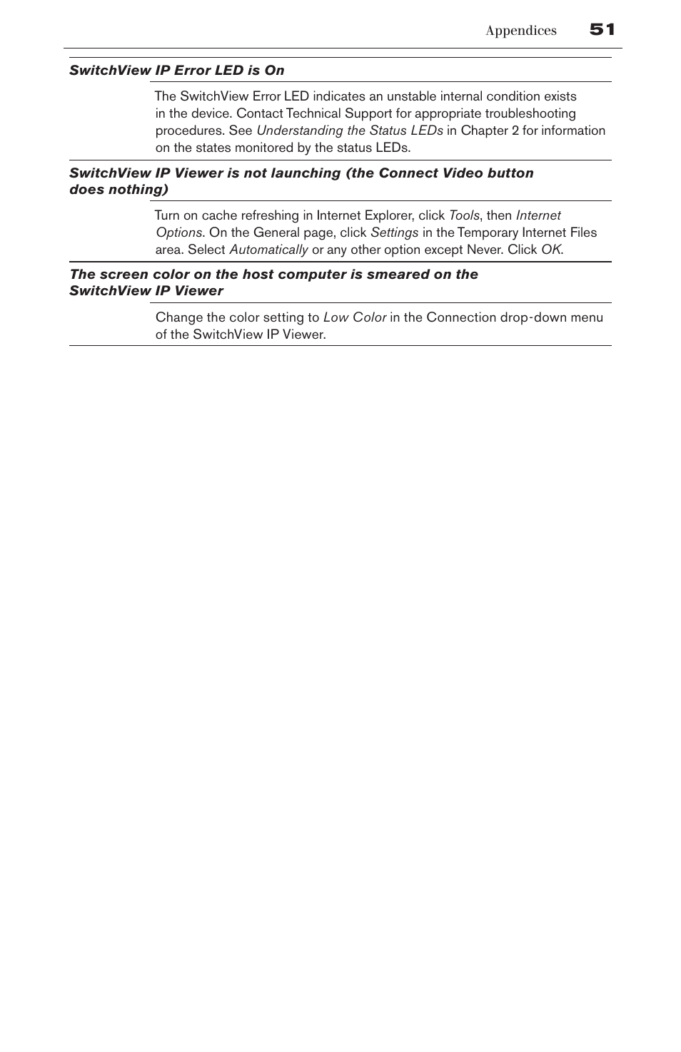 Avocent SwitchView User Manual | Page 57 / 60