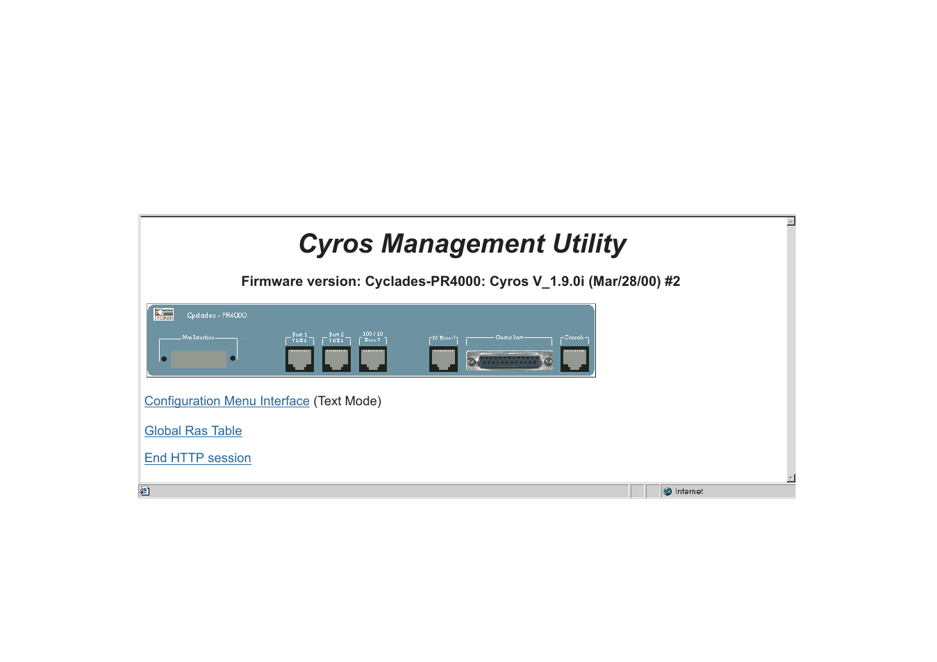 Cyros management utility | Avocent Cyclades-PR4000 User Manual | Page 21 / 174