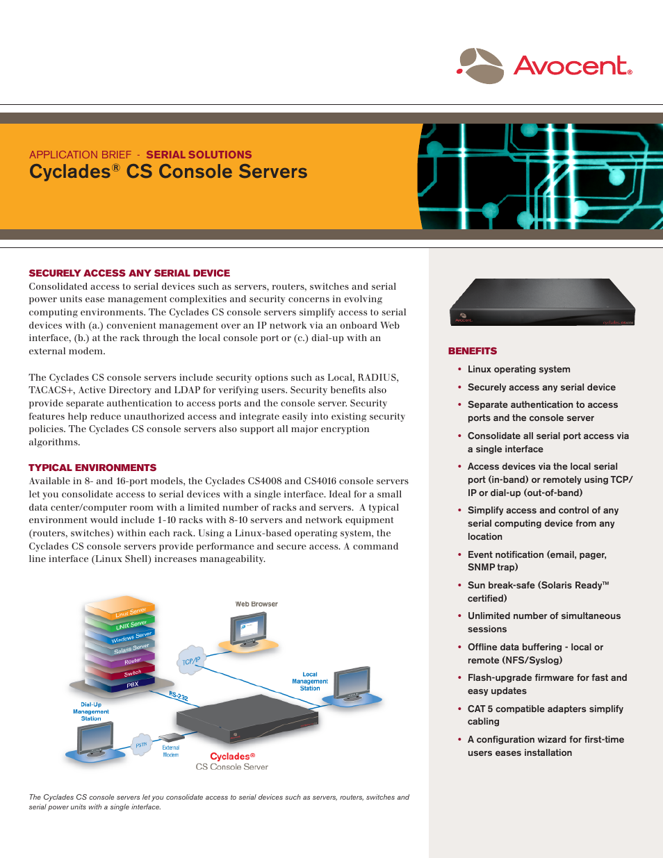 Avocent CCS4016-001 User Manual | 2 pages