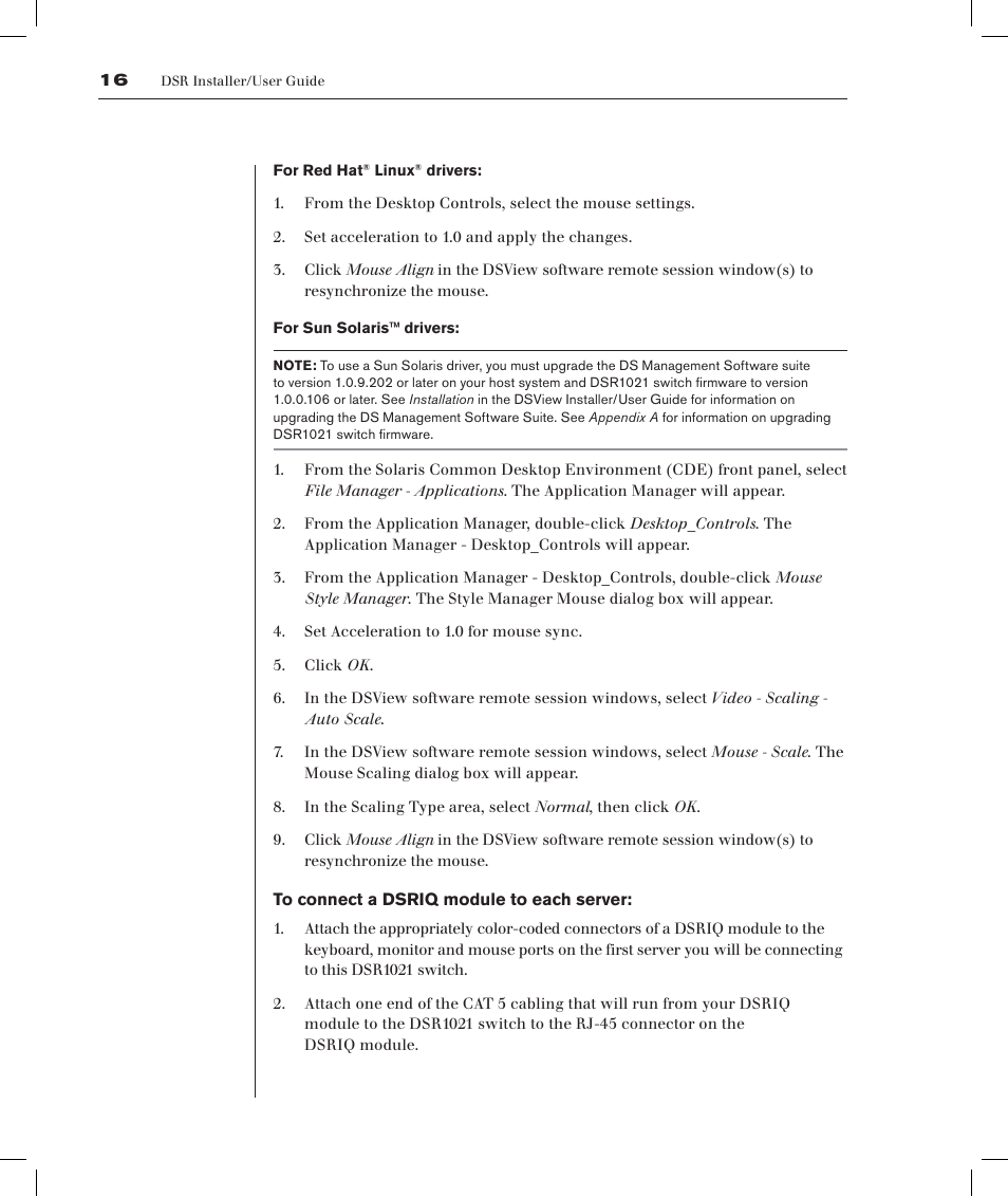 Avocent DSRTM 1021 User Manual | Page 20 / 79