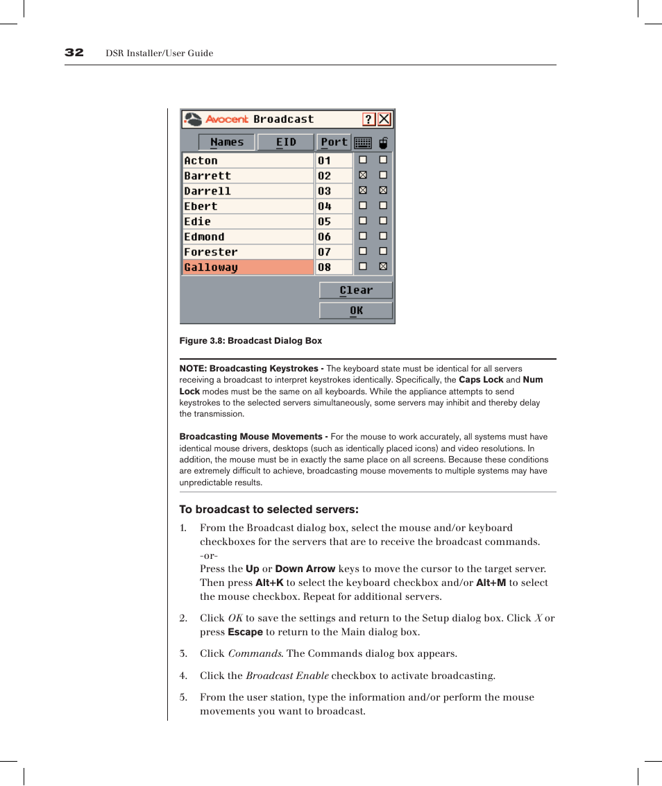 Avocent DSRTM 1021 User Manual | Page 35 / 79