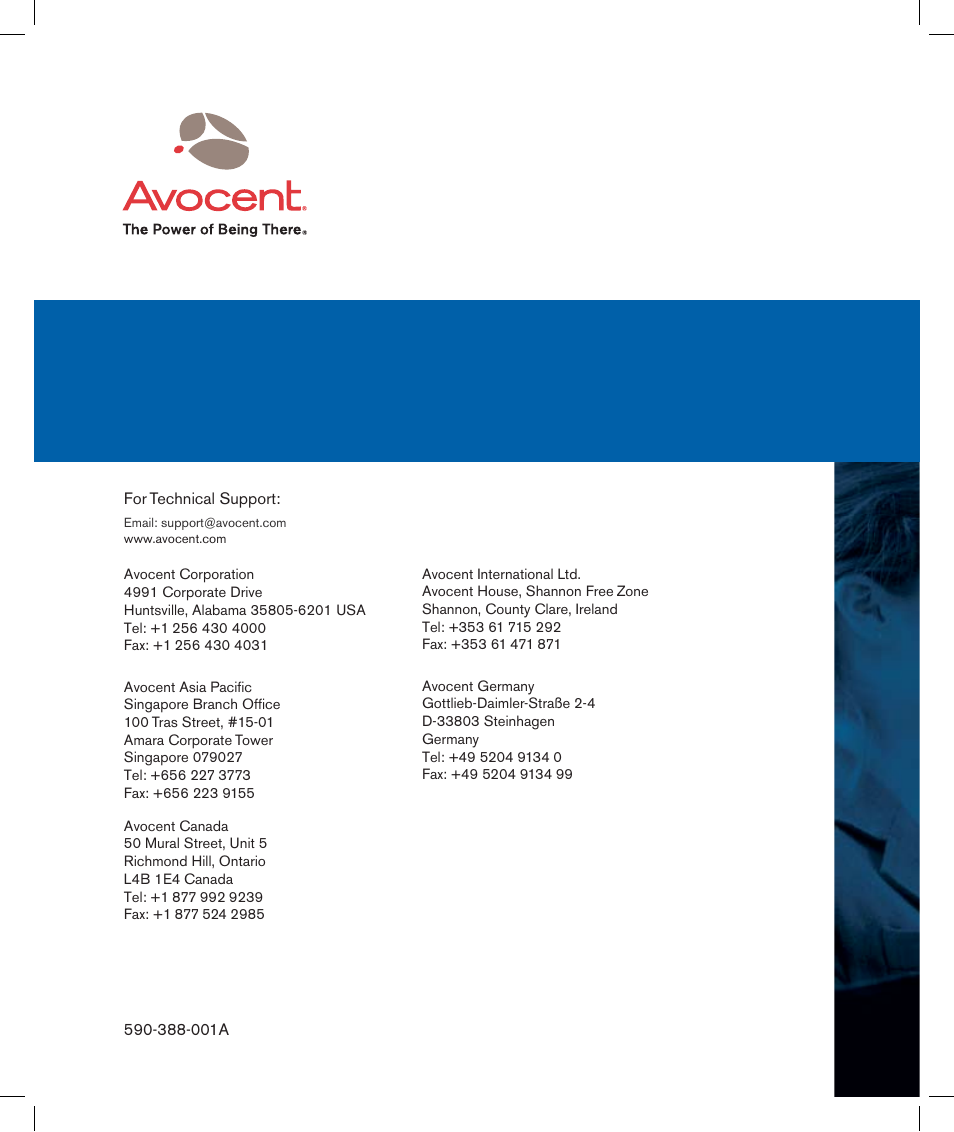 Avocent DSRTM 1021 User Manual | Page 79 / 79