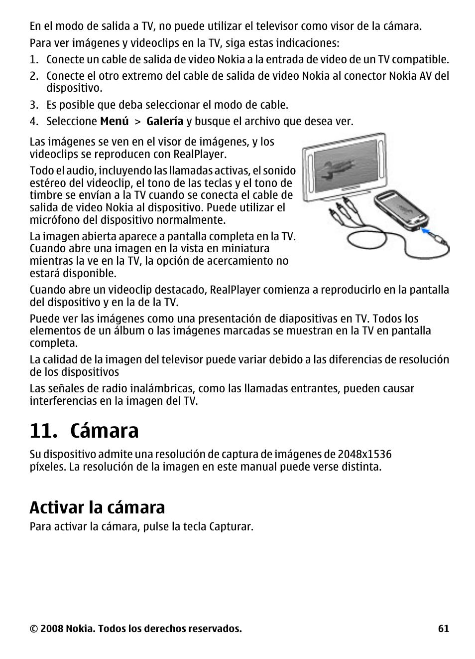 Cámara, Activar la cámara | Nokia 5800 User Manual | Page 178 / 243