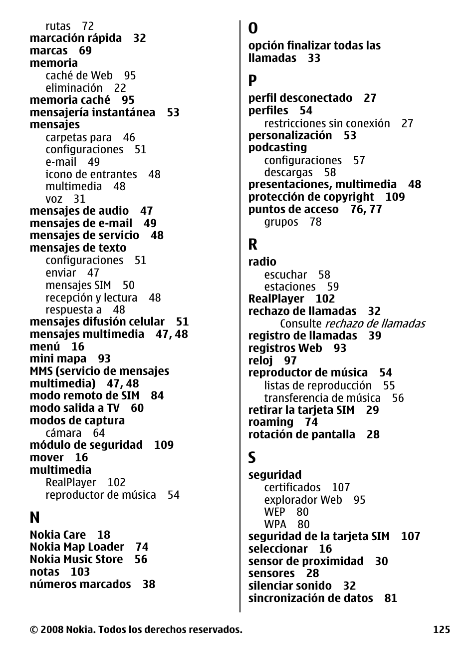 Nokia 5800 User Manual | Page 242 / 243