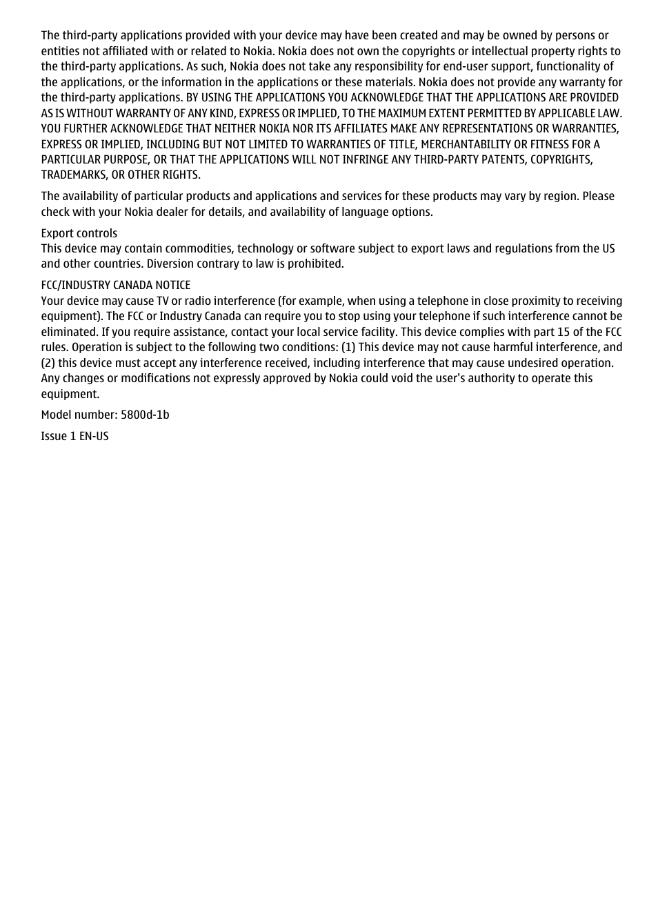 Nokia 5800 User Manual | Page 3 / 243