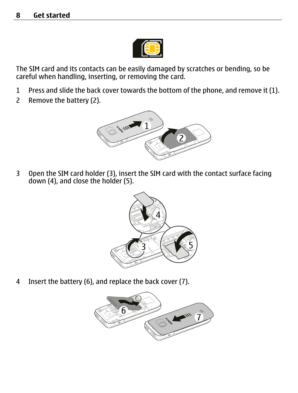 Nokia C2-01 User Manual | Page 8 / 39