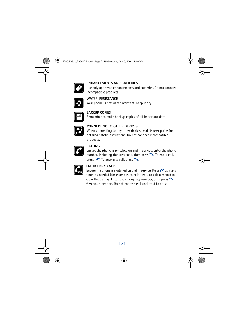 Nokia 6200 User Manual | Page 11 / 193