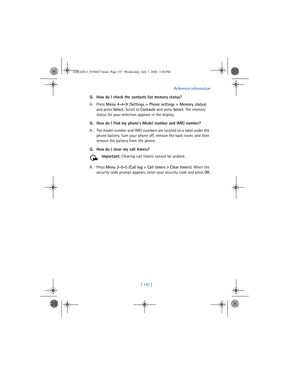 Nokia 6200 User Manual | Page 166 / 193