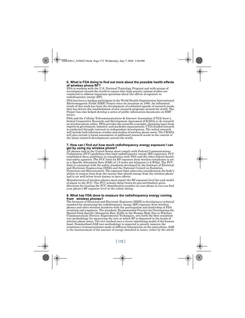 Nokia 6200 User Manual | Page 181 / 193