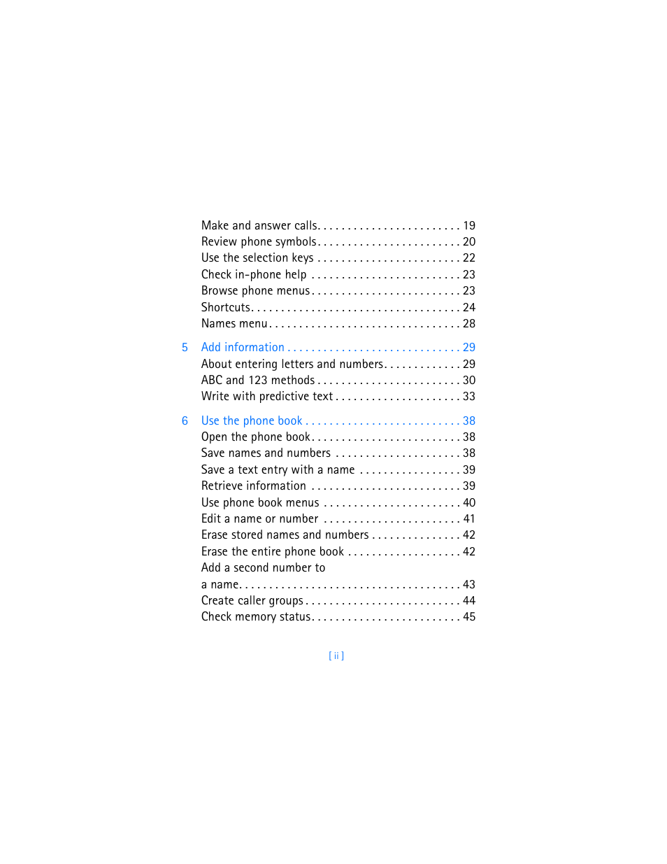 Nokia 6360 User Manual | Page 5 / 170