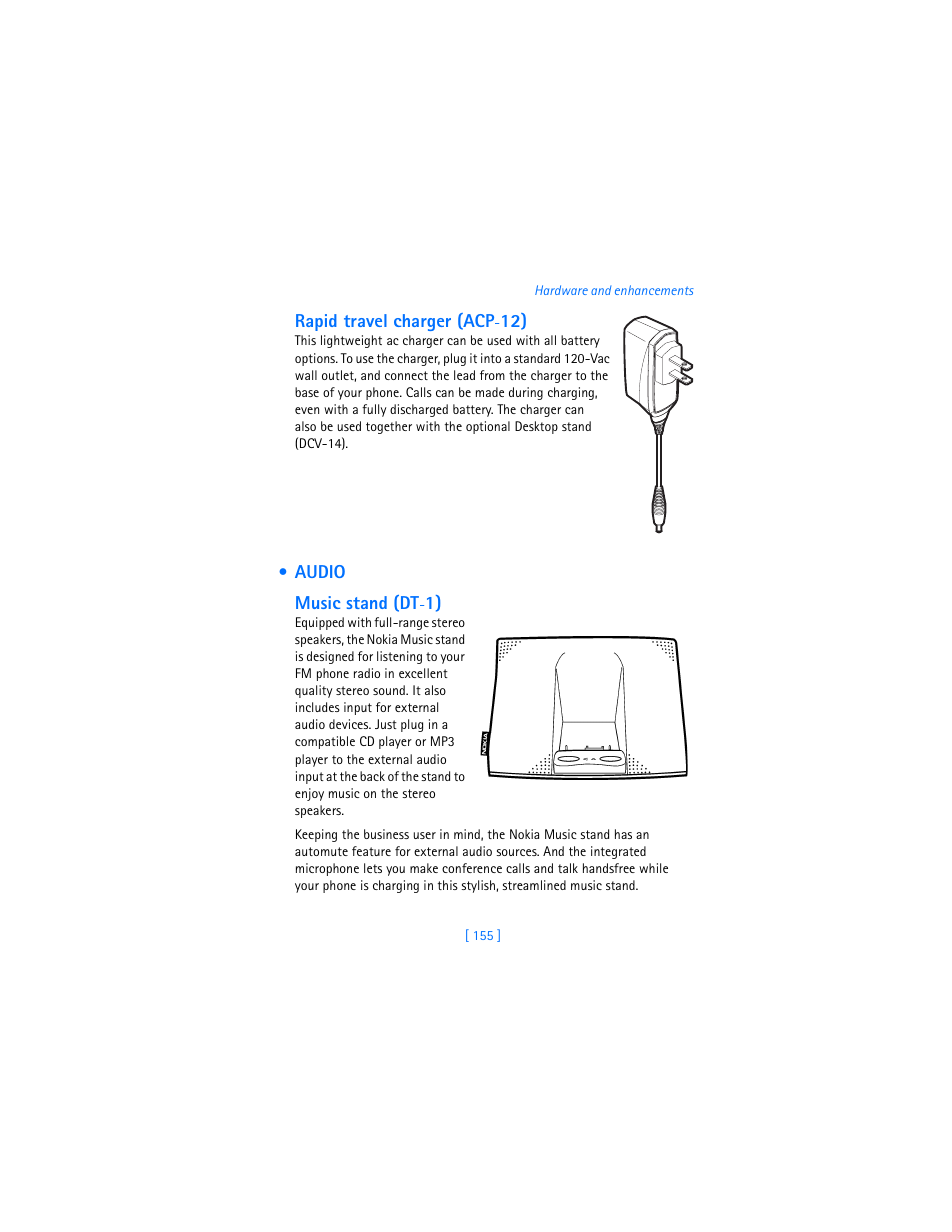 Audio | Nokia 7250i User Manual | Page 166 / 201