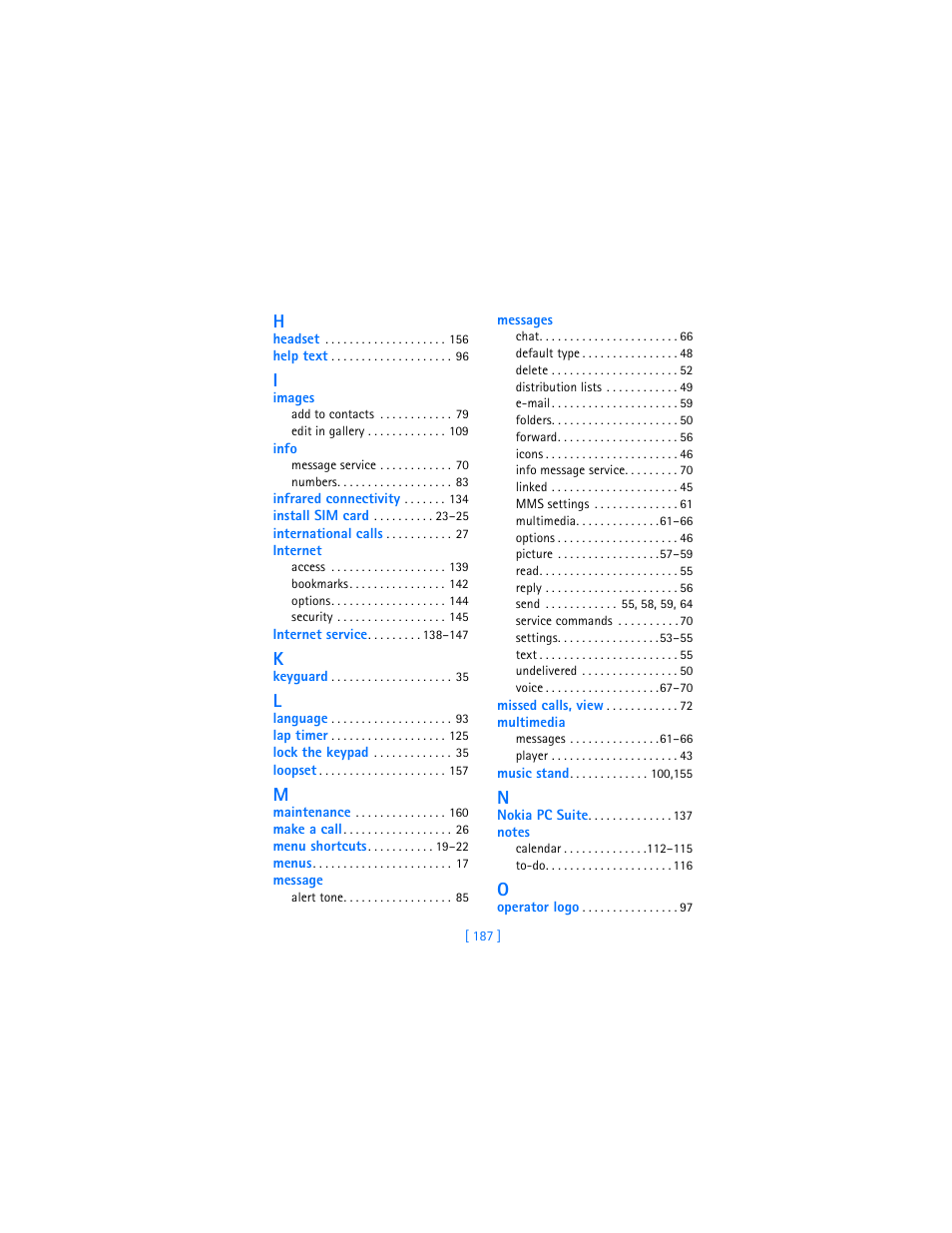 Nokia 7250i User Manual | Page 198 / 201