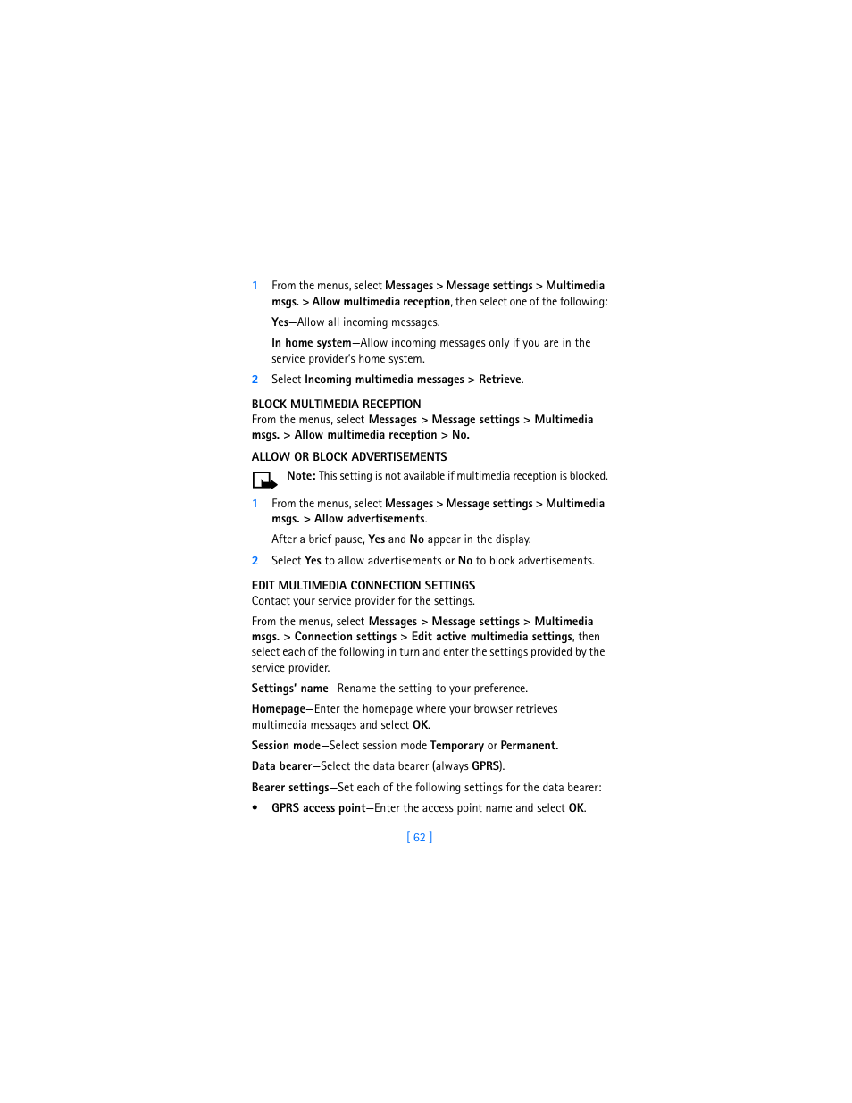 Nokia 7250i User Manual | Page 73 / 201
