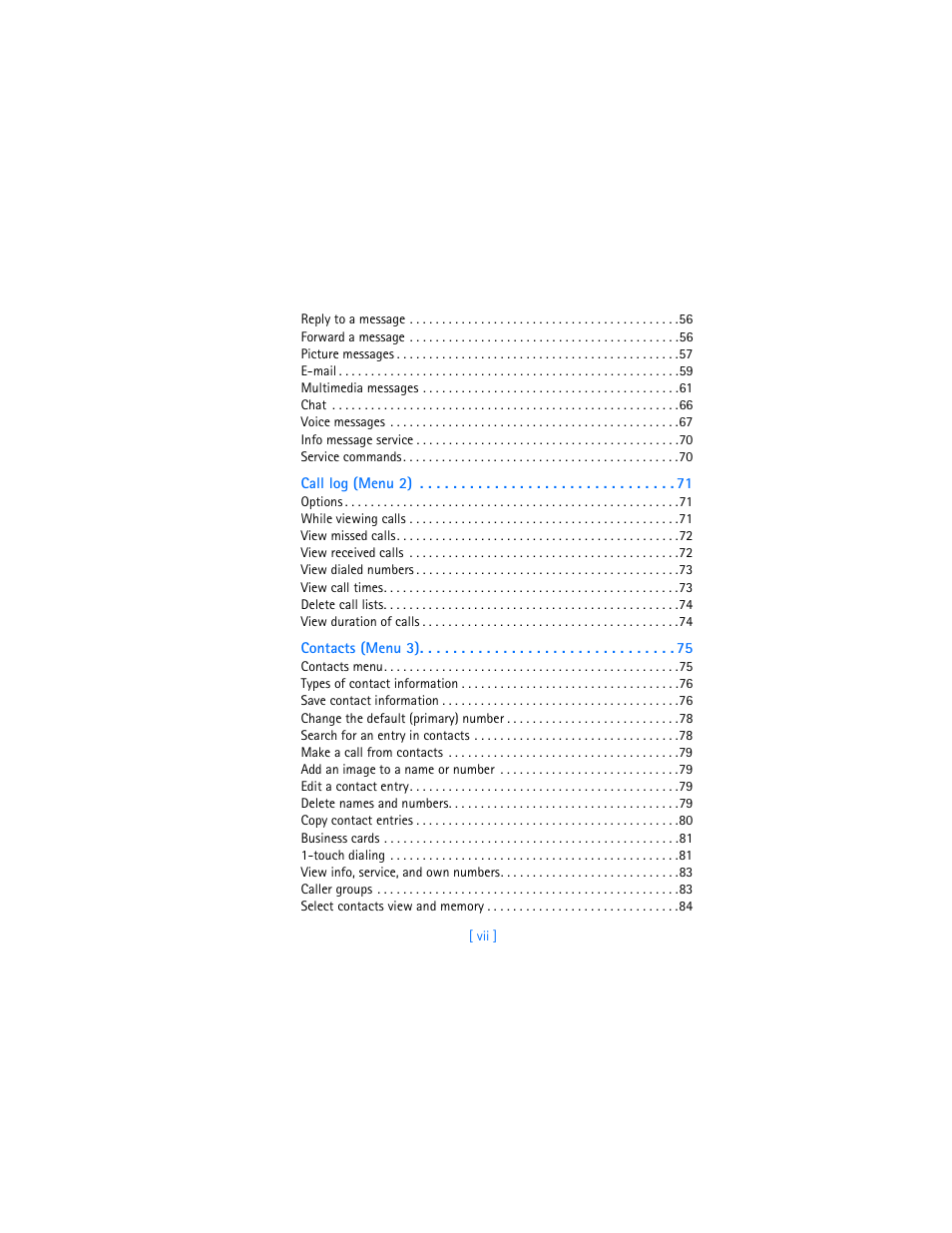 Nokia 7250i User Manual | Page 8 / 201