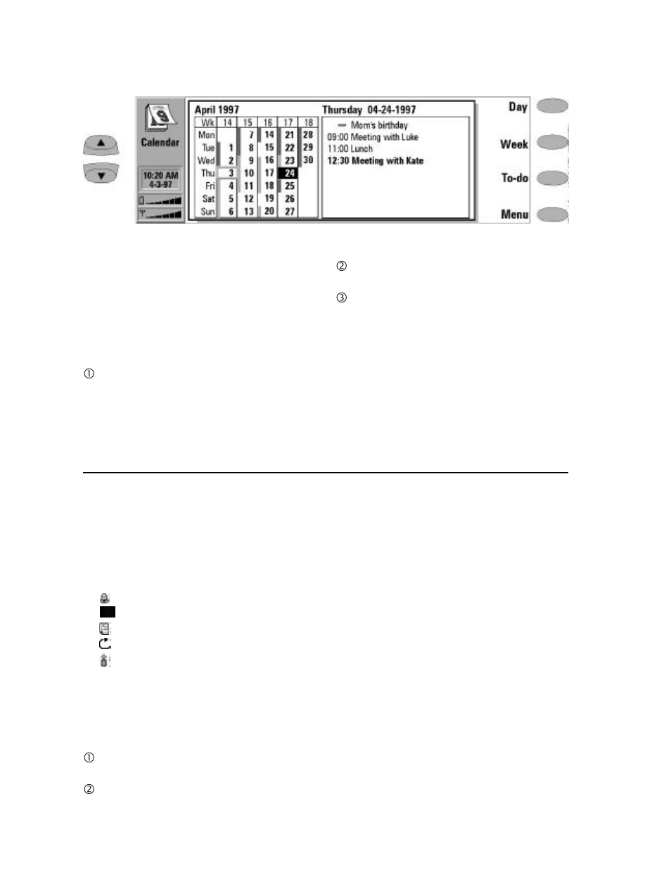 Daily schedule | Nokia 9000il User Manual | Page 76 / 130