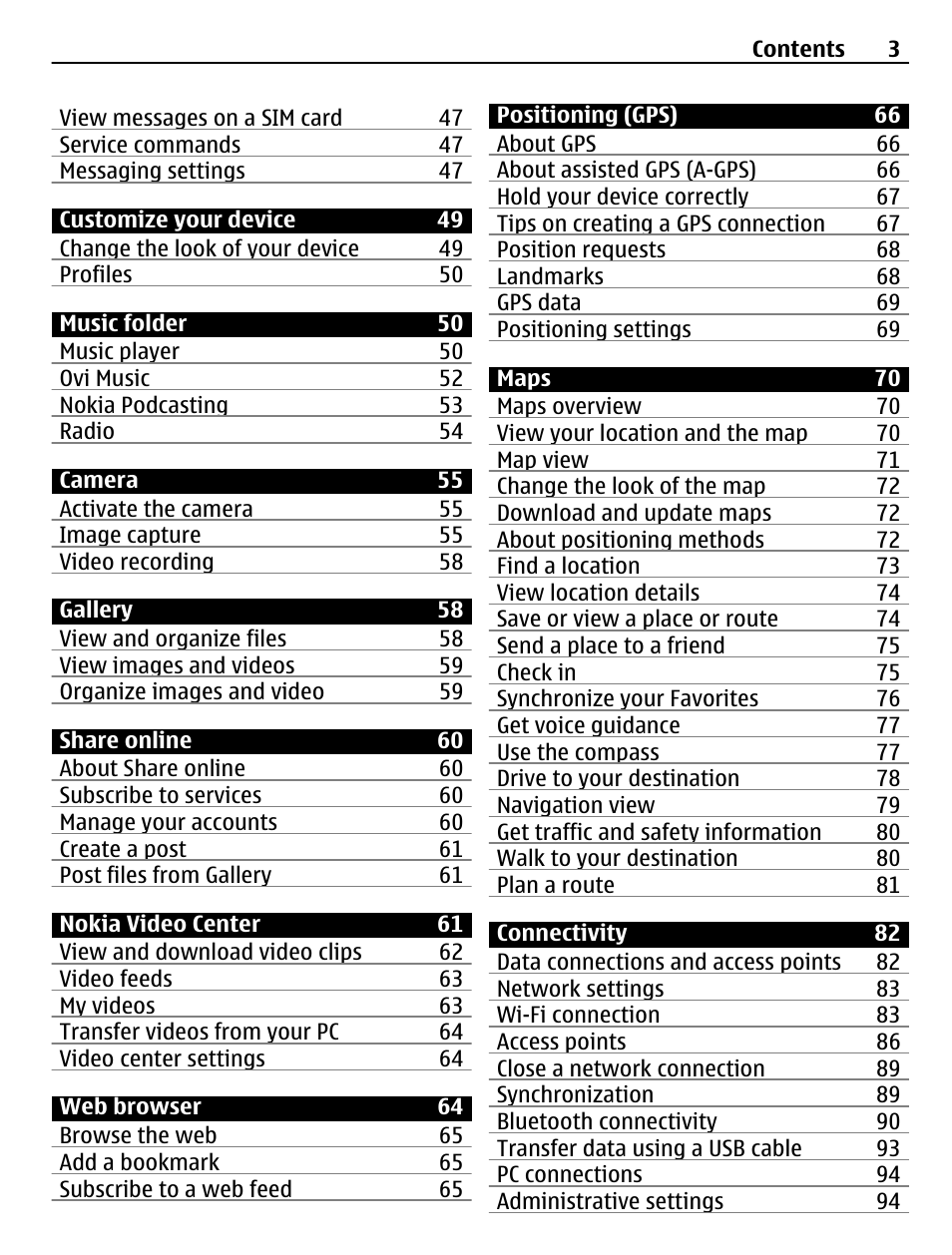Nokia C5-03 User Manual | Page 3 / 116